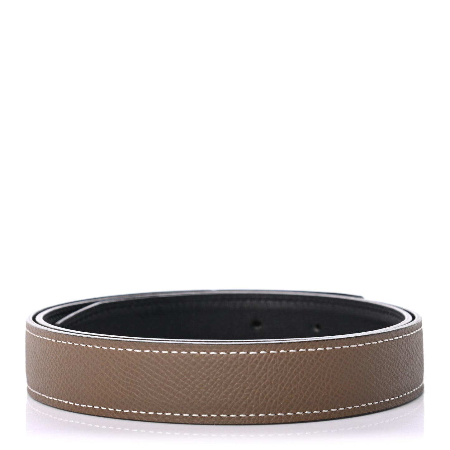 Swift Epsom 24mm Belt Strap 80 Black Etoupe