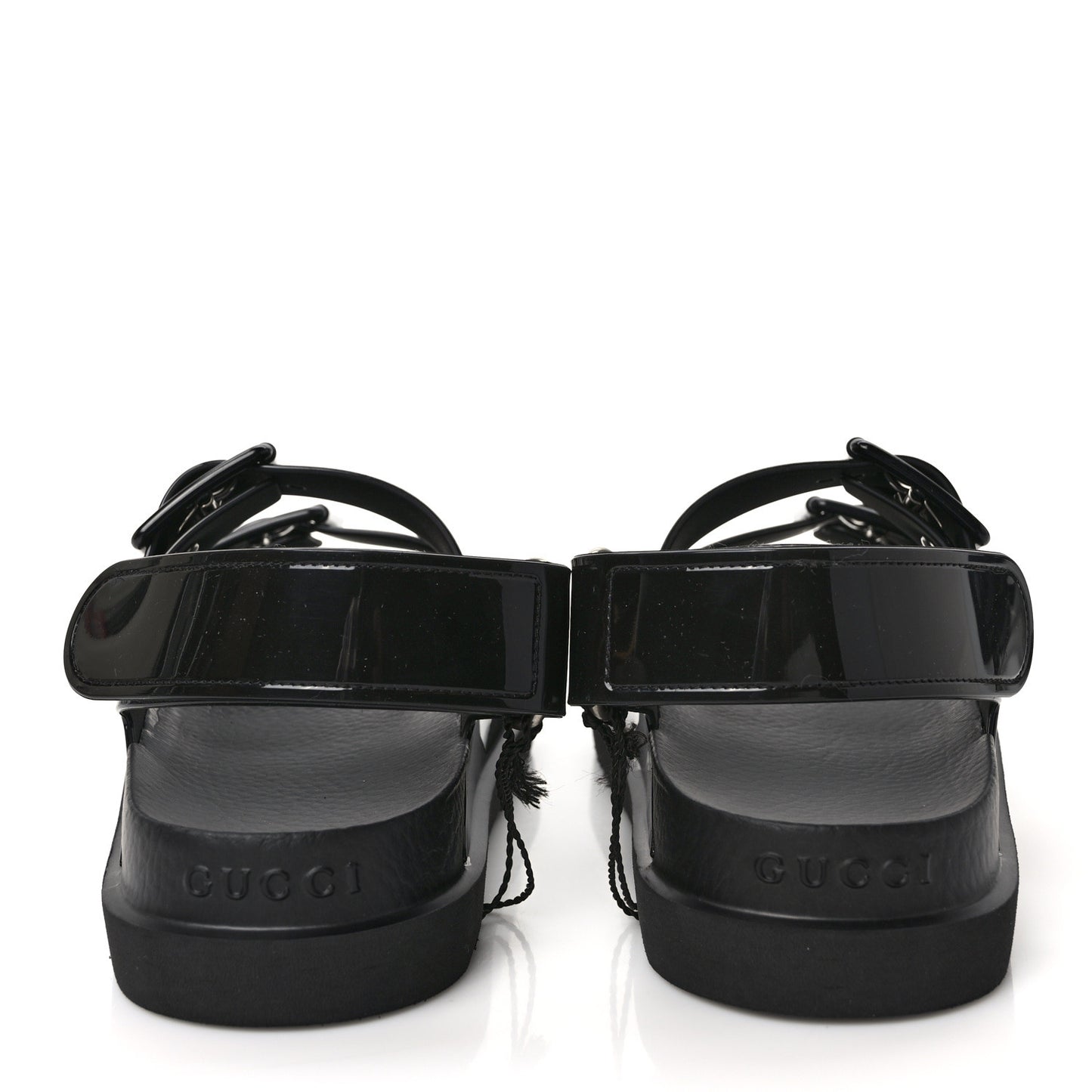 Rubber Mini Double G Womens Isla Dad Sandals 36 Black
