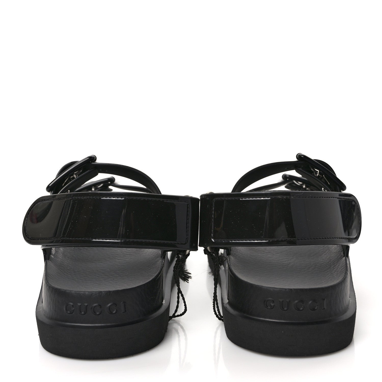 Gucci Rubber Mini Double G Womens Isla Dad Sandals 36 Black 5 of 8