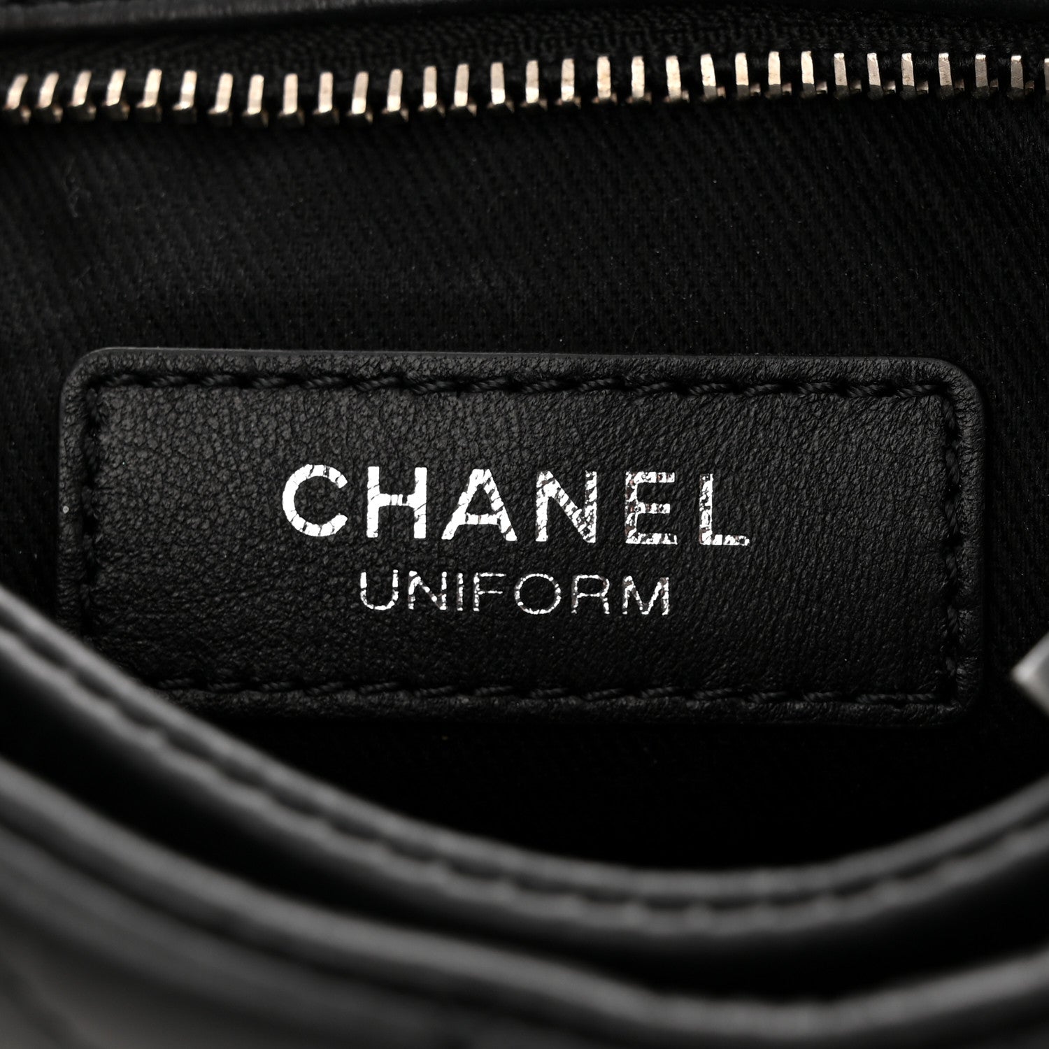Chanel Aged Calfskin Quilted Crossbody Bag Black 6 of 10