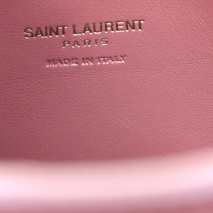 Saint Laurent Calfskin Small Monogram Cabas Vieux Rose 6 of 8