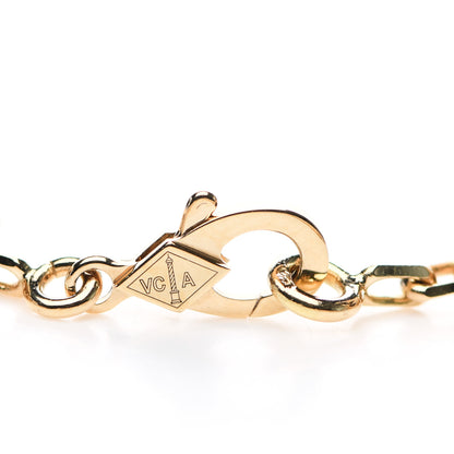 Van Cleef & Arpels 18K Yellow Gold 5 Motifs Guilloche Vintage Alhambra Bracelet 4 of 6