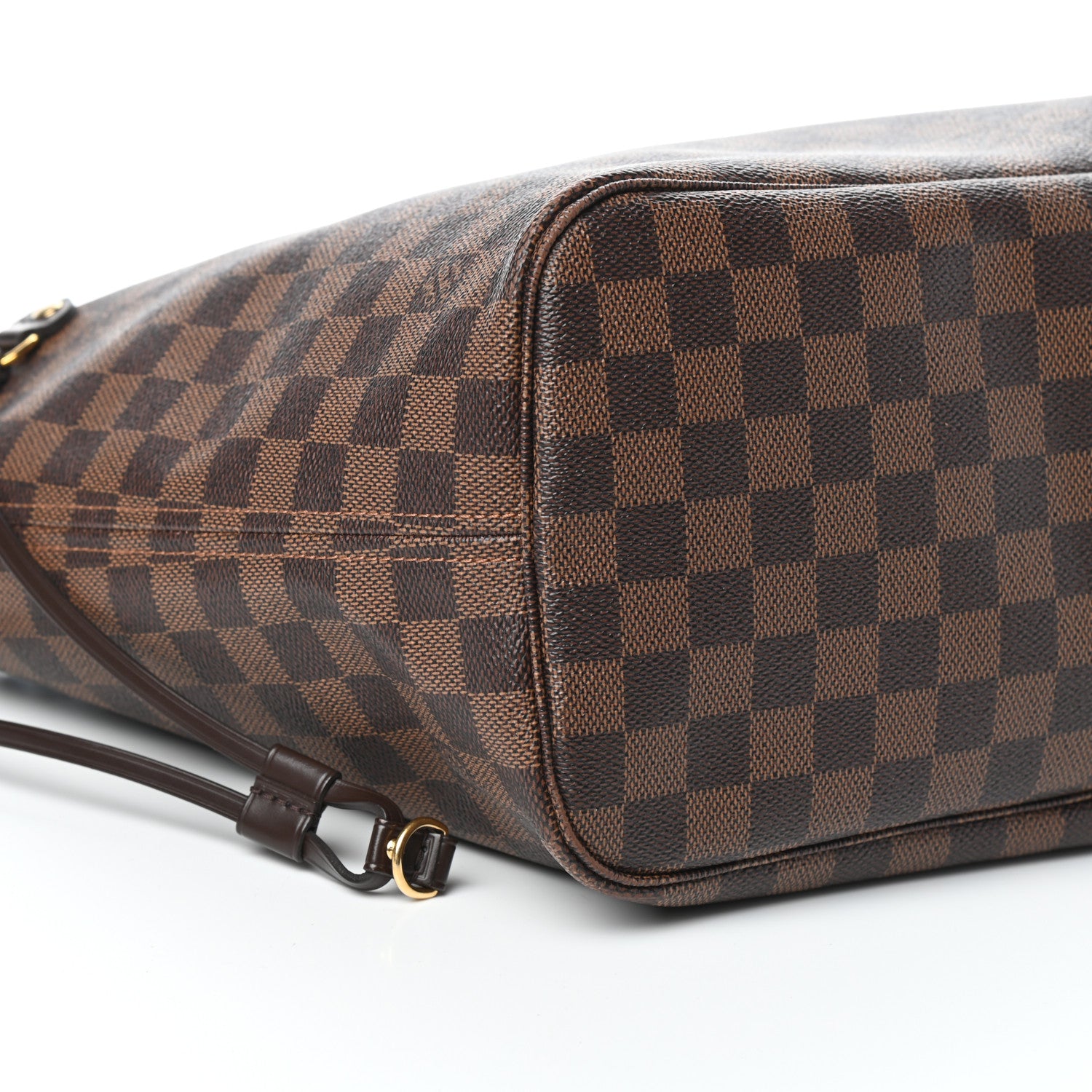 Louis Vuitton Damier Ebene Neo Neverfull MM Rose Ballerine 8 of 9