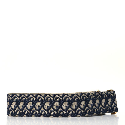 Christian Dior Oblique Shoulder Strap Blue 2 of 5