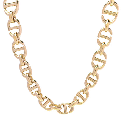 Christian Dior Metal CD Choker Necklace Gold 1 of 5