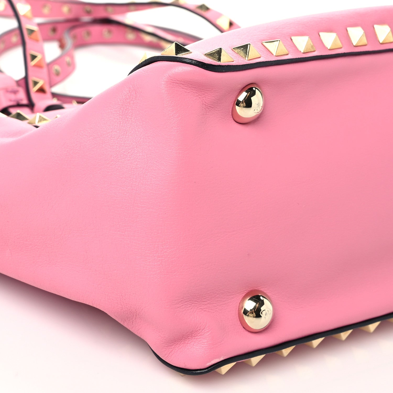 Valentino Garavani Vitello Small Rockstud Tote Ninphea 6 of 10