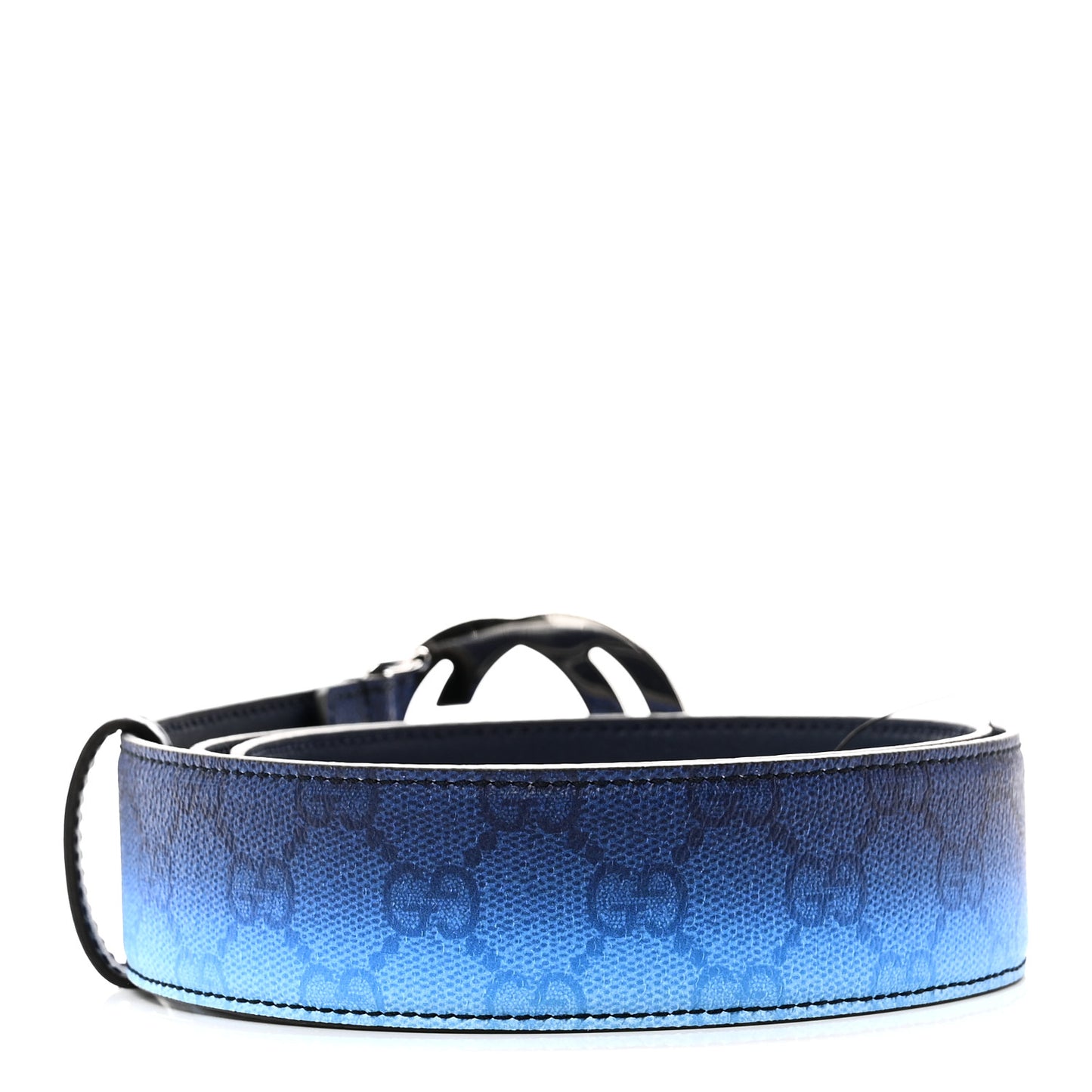 Interlocking Gradient GG Chroma Belt 85 34 Blue