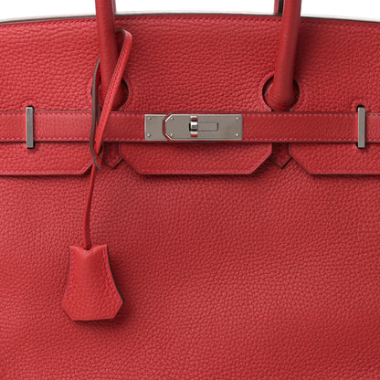 Hermes Togo Birkin 35 Rouge Casaque 7 of 12