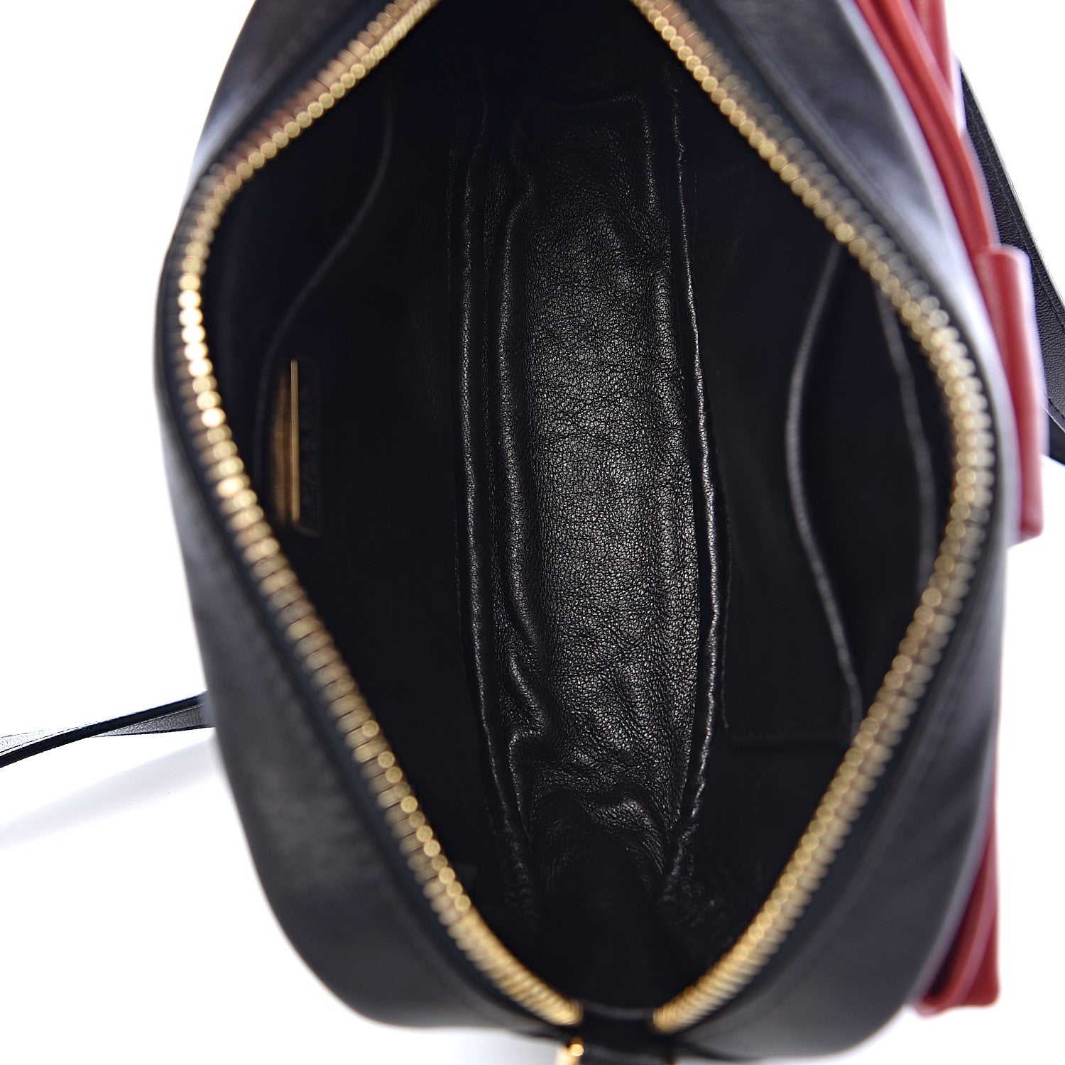 Prada Nappa Fiocco Bow Crossbody Clutch Black Fuoco 7 of 11