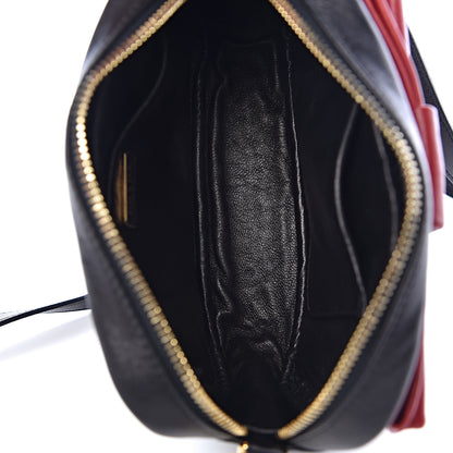 Prada Nappa Fiocco Bow Crossbody Clutch Black Fuoco 7 of 11