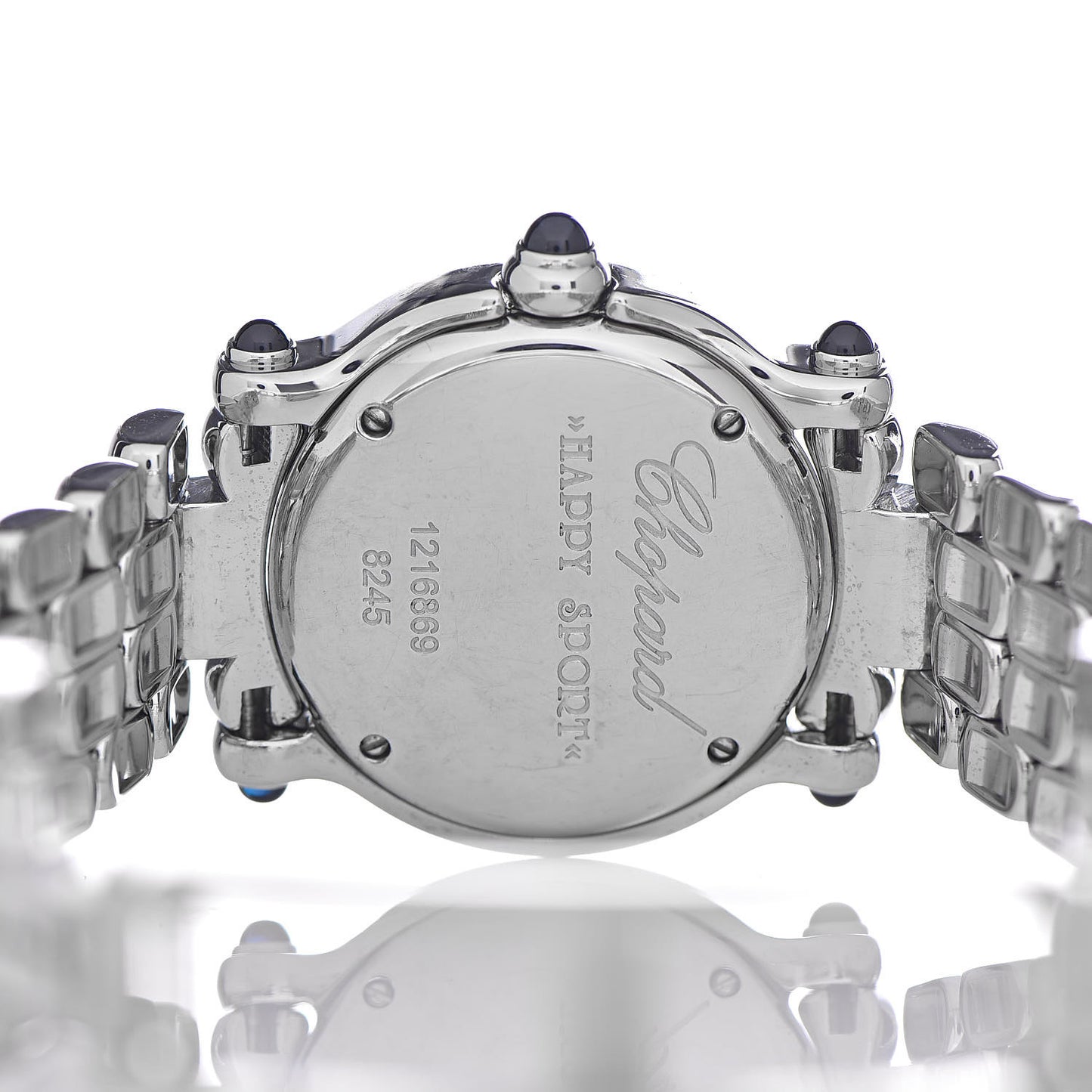 Stainless Steel 5 Diamond 26mm Happy Sport Quartz Watch