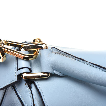 Loewe Calfskin Small Puzzle Bag Aqua 22 of 25