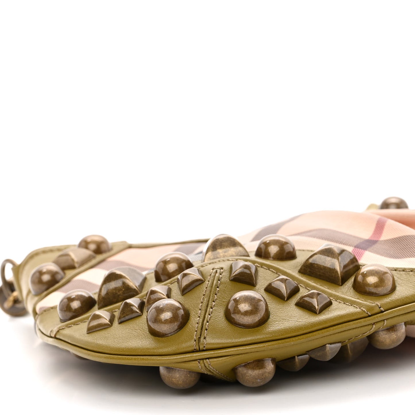 Nova Check Mega Stud Medium Alverton Hobo Green