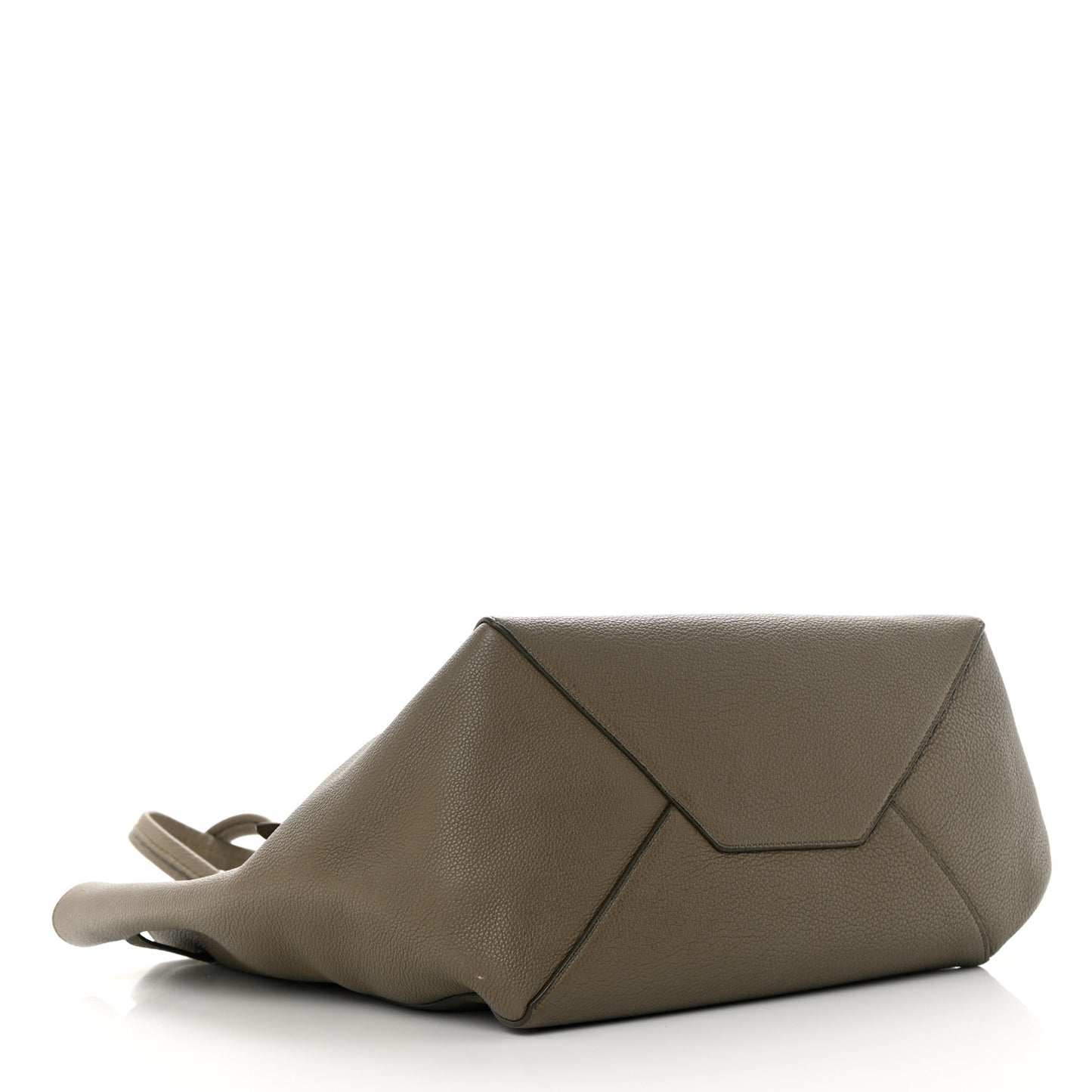 Soft Grained Calfskin Small Belt Cabas Phantom Taupe