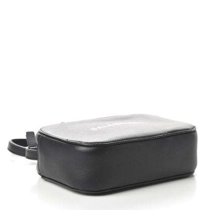 Balenciaga Calfskin Logo XS Everyday Camera Bag Black 4 of 9