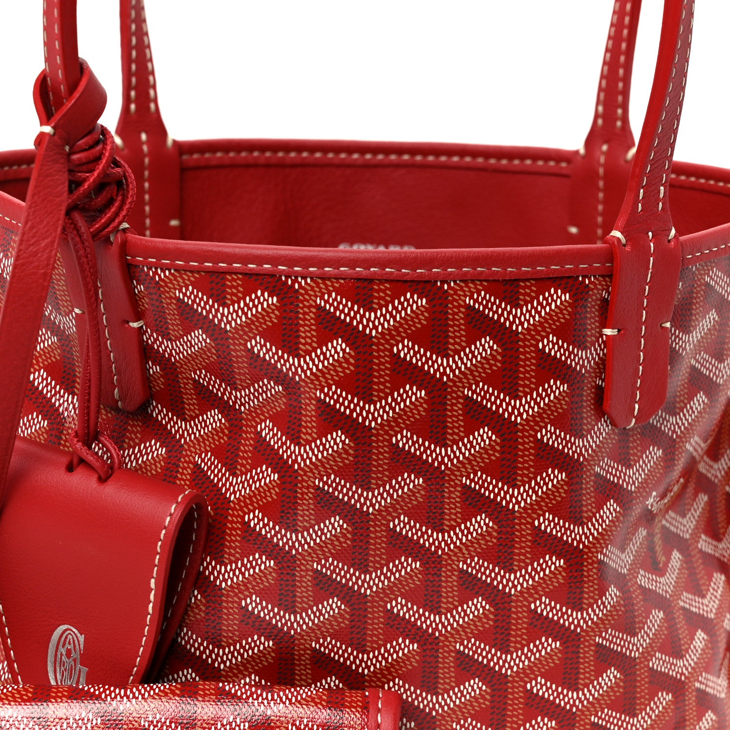 Goyard Goyardine Reversible Mini Anjou Red 15 of 20