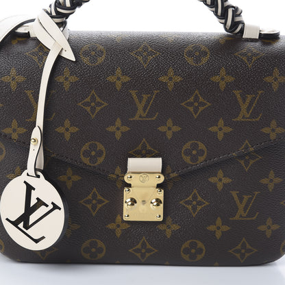 Louis Vuitton Monogram Braided Pochette Metis Creme Beige 8 of 8