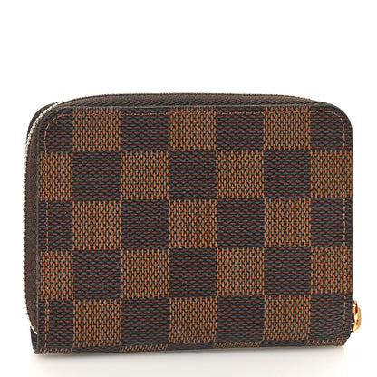 Louis Vuitton Damier Ebene Zippy Coin Purse 3 of 9
