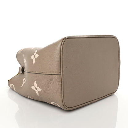 Louis Vuitton Empreinte Monogram Giant Neonoe MM Tourterelle Creme 5 of 10