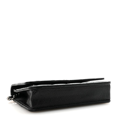 Chanel Caviar Quilted Wallet on Chain WOC Black 4 of 12