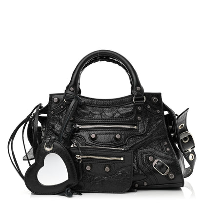 Balenciaga Agneau Arena Neo Cagole Handbag XS Black 1 of 9