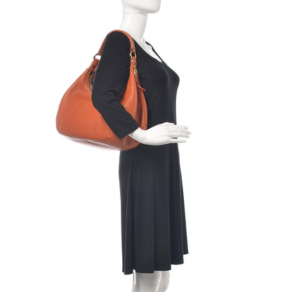 Prada Vitello Daino Hobo Papaya 2 of 13
