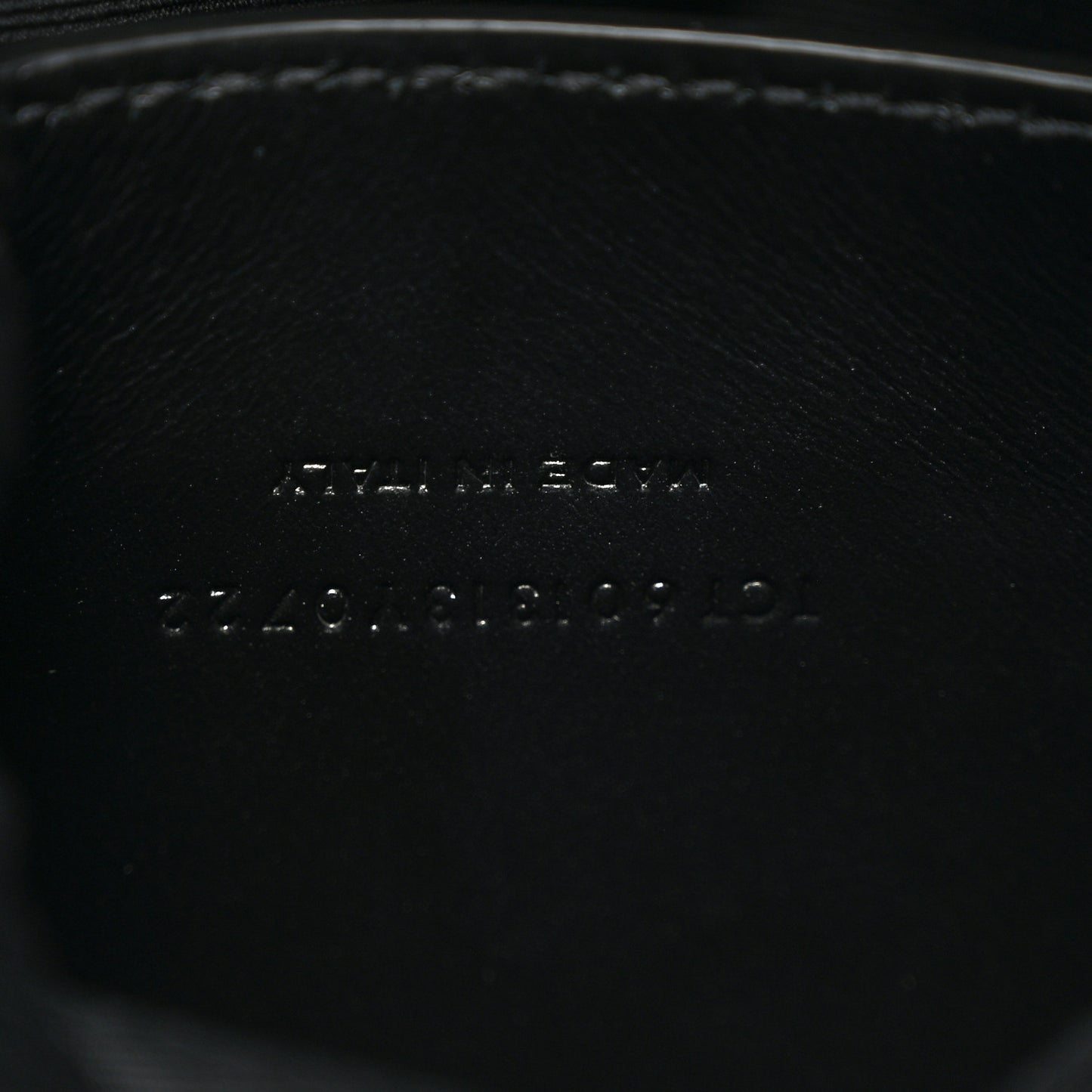 Calfskin Crocodile Embossed West Hollywood Monogram Fold Over Clutch Black