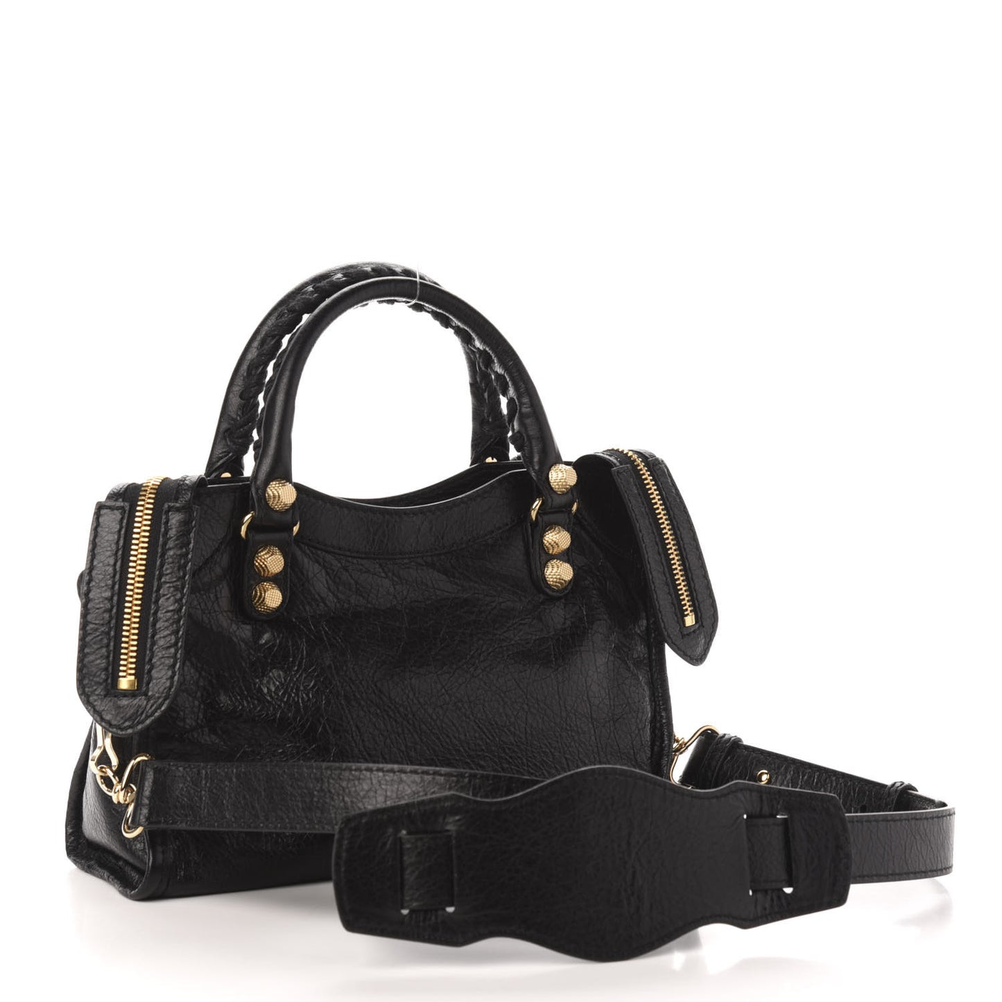 Agneau Giant 12 Gold Hardware Mini City Black