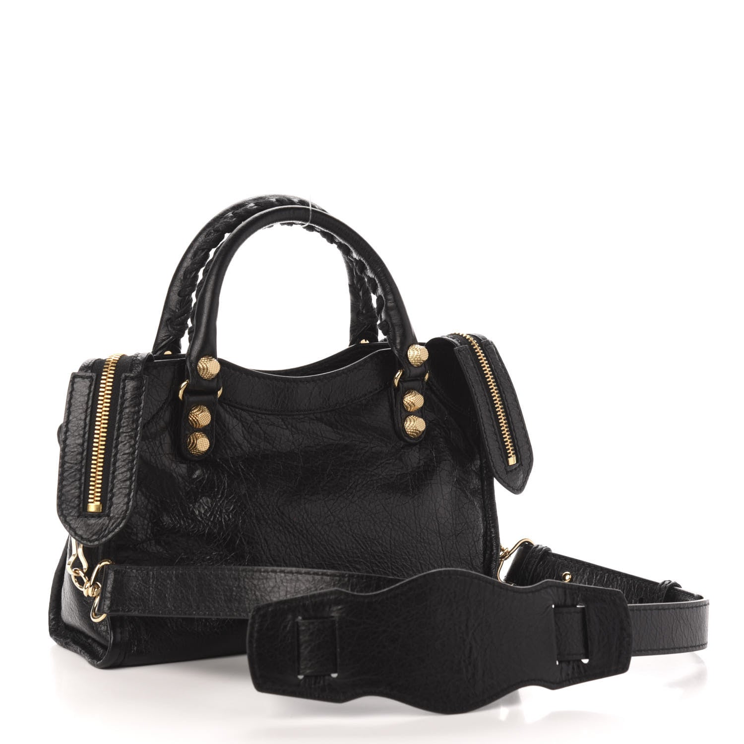 Balenciaga Agneau Giant 12 Gold Hardware Mini City Black 4 of 12