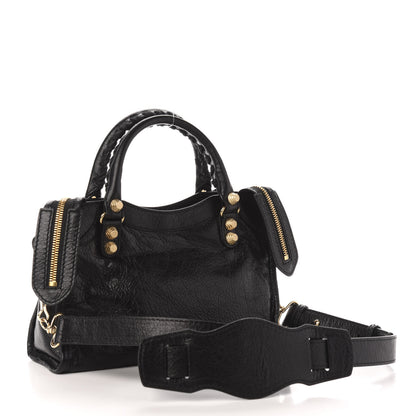 Balenciaga Agneau Giant 12 Gold Hardware Mini City Black 4 of 12