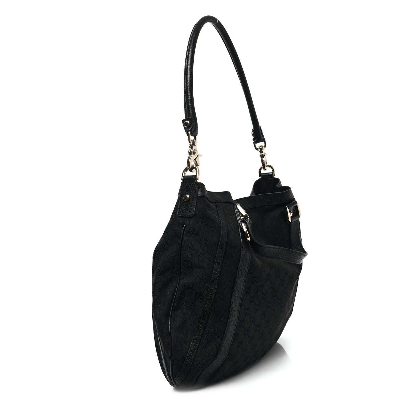 Monogram Medium Abbey Convertible Tote Black
