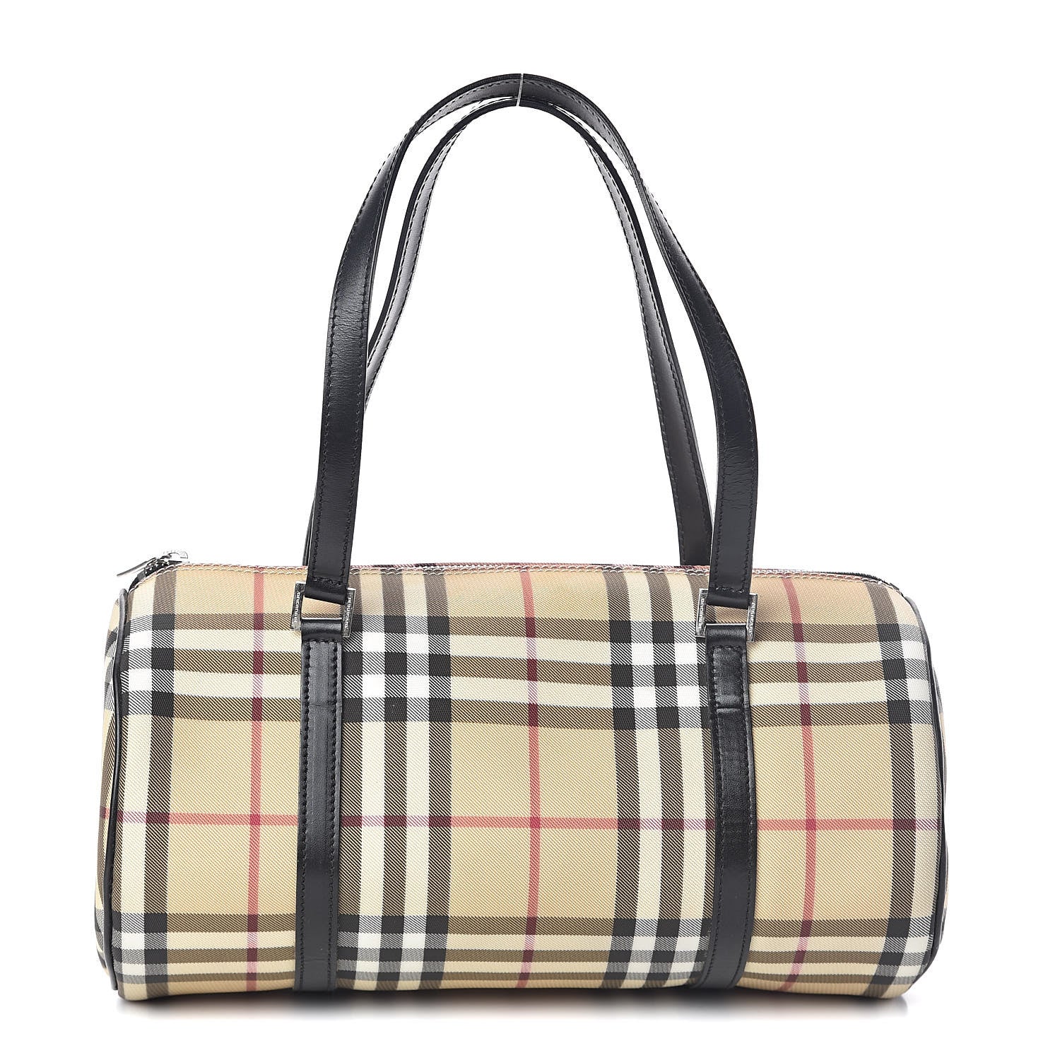 Burberry House Check Barrel Bag Black 1 of 9