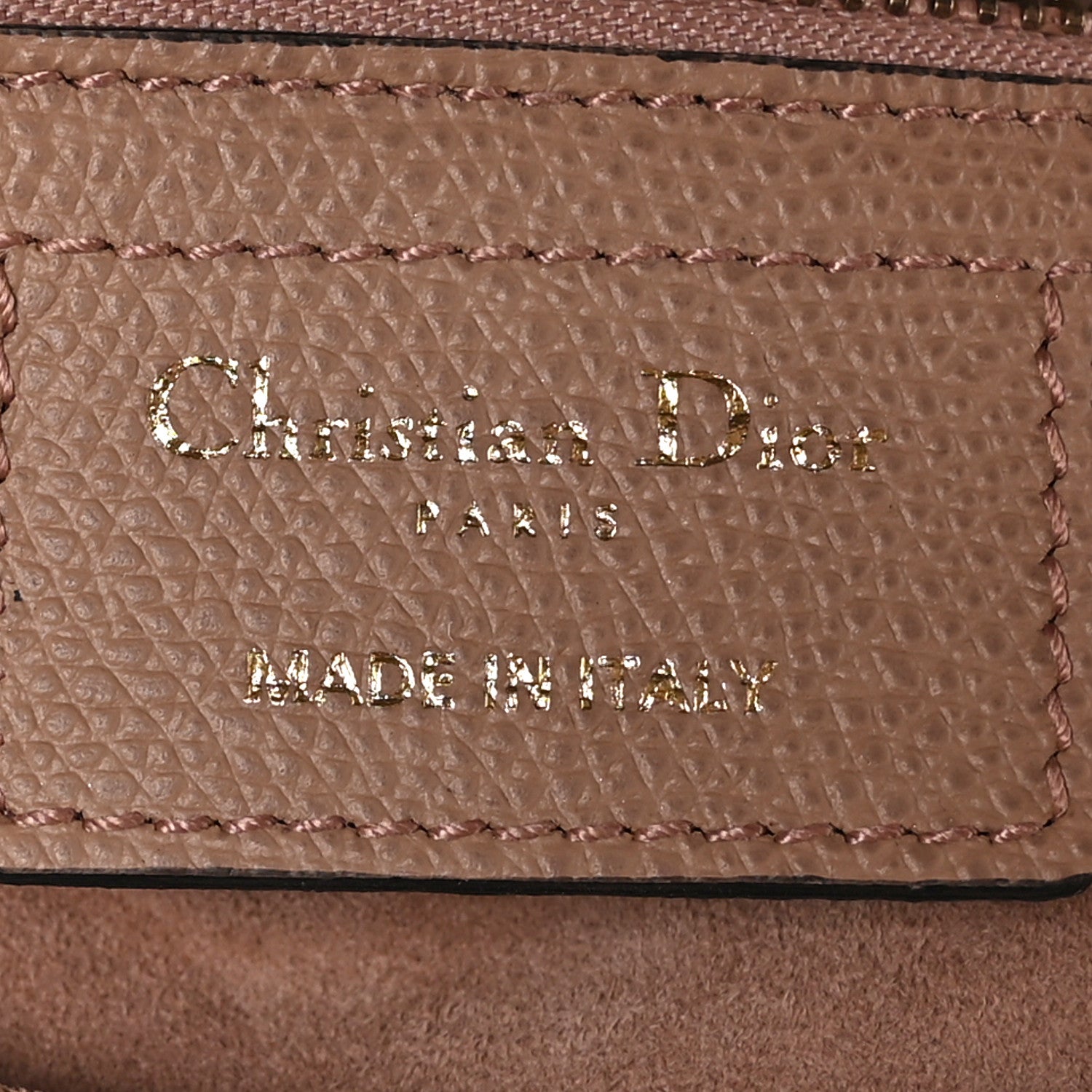 Christian Dior Grained Calfskin Saddle Bag Fard 6 of 10