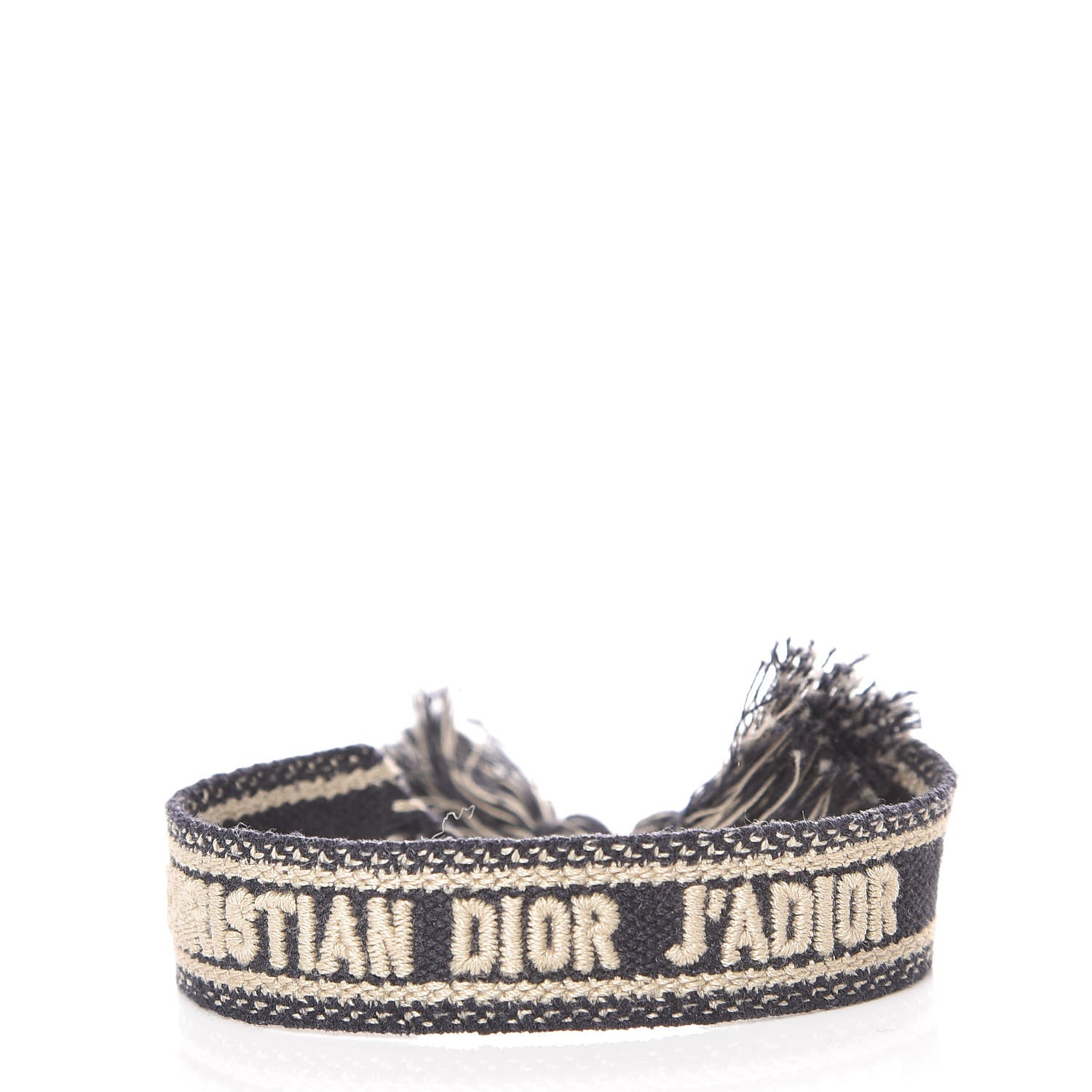 Christian Dior Woven Cotton J'Adior Friendship Bracelet Set Navy 4 of 7