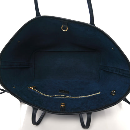 Louis Vuitton Empreinte Monogram Giant Neverfull MM Black 5 of 9