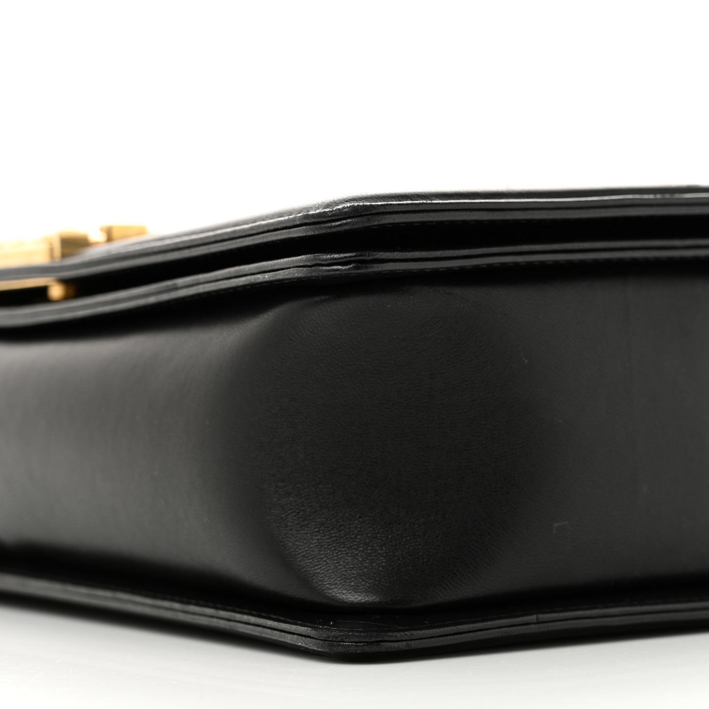 Lambskin Quilted New Medium Boy Flap Black