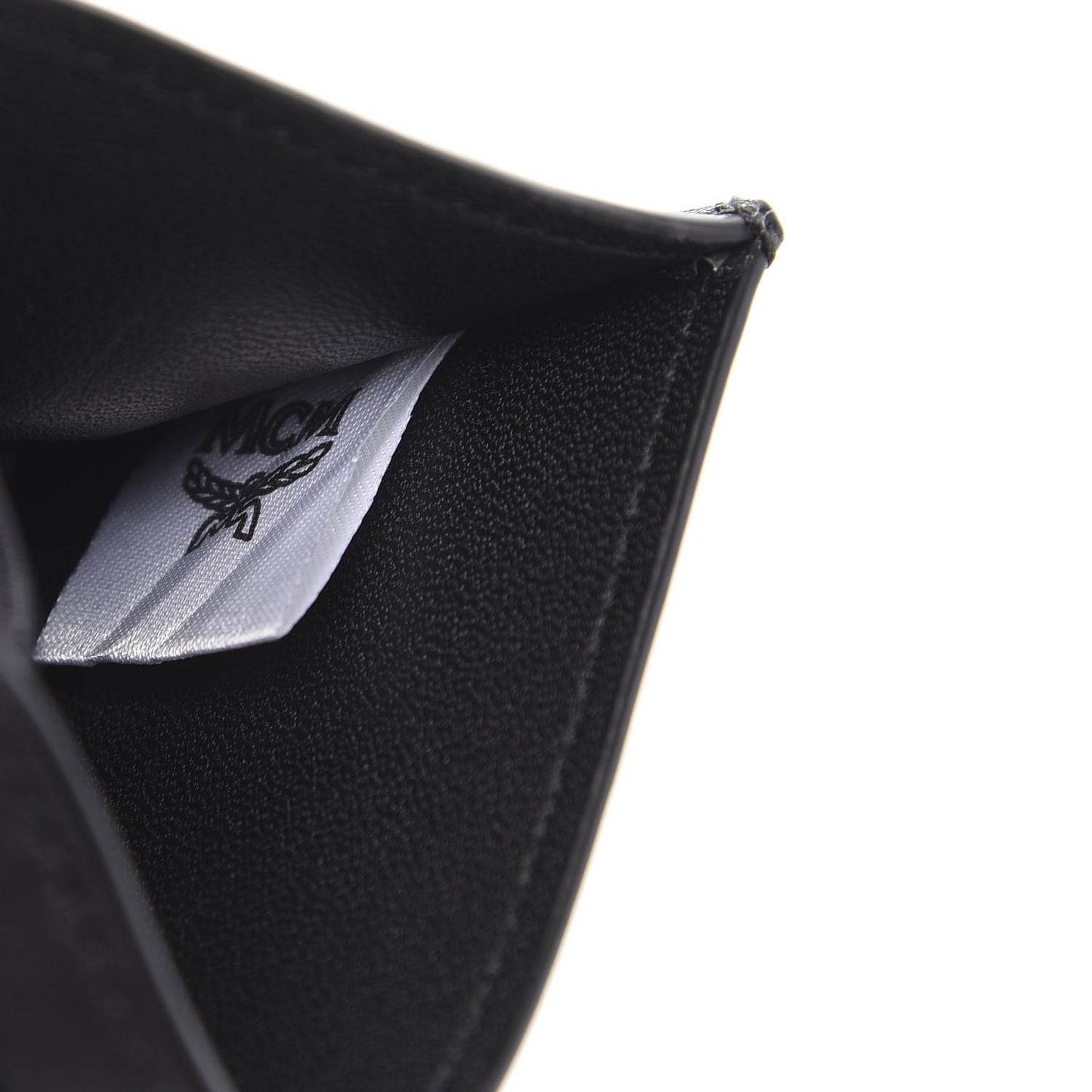 Calfskin Ottomar Monogram Card Case Black