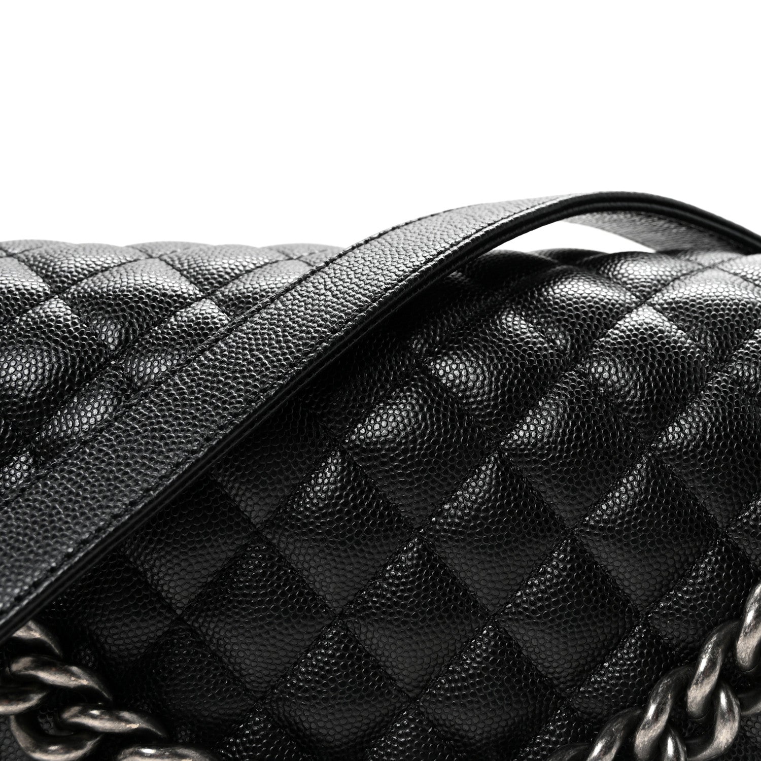 Chanel Caviar Quilted New Medium Boy Flap Black 8 of 10