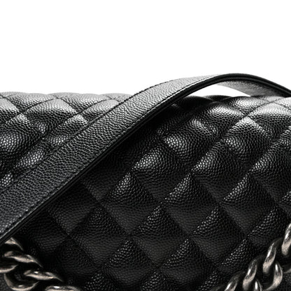 Chanel Caviar Quilted New Medium Boy Flap Black 8 of 10