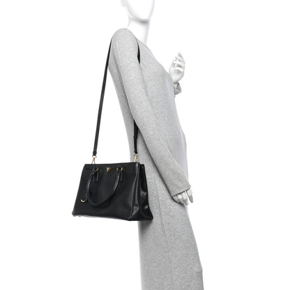 Prada Saffiano Lux Medium Tote Black 2 of 10