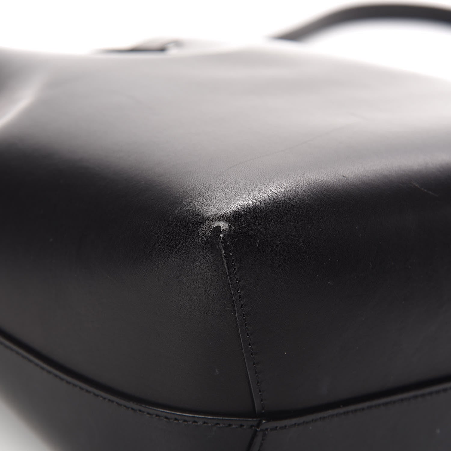 Mansur Gavriel Vegetable Tanned Calfskin Mini Bucket Bag Black Flamma 17 of 21