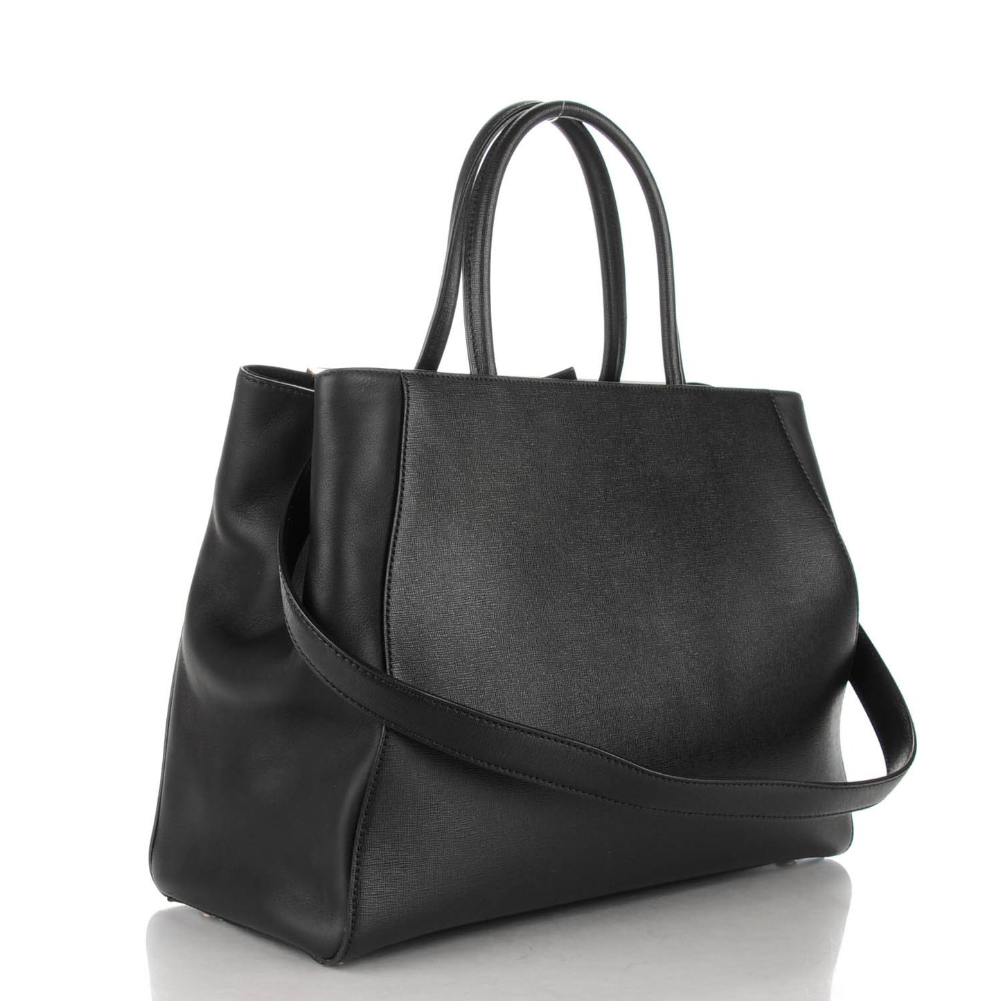 Vitello Elite Medium 2Jours Tote Black