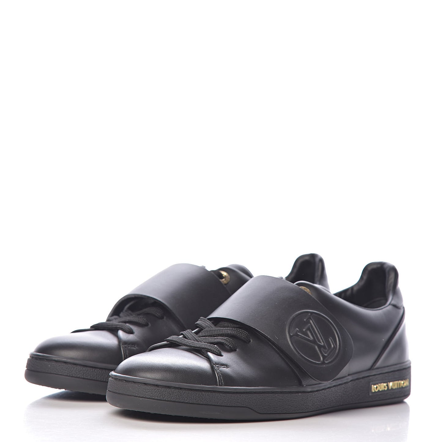 Calfskin Frontrow Sneakers 38 Black