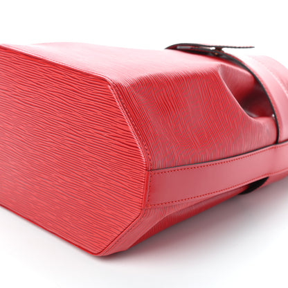 Louis Vuitton Epi Sac D'Epaule Castillan Red 9 of 10