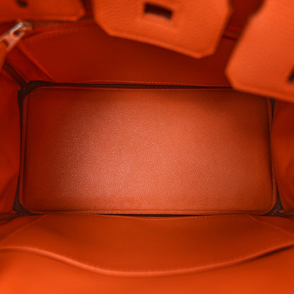 Hermes Togo Birkin 25 Orange 5 of 12