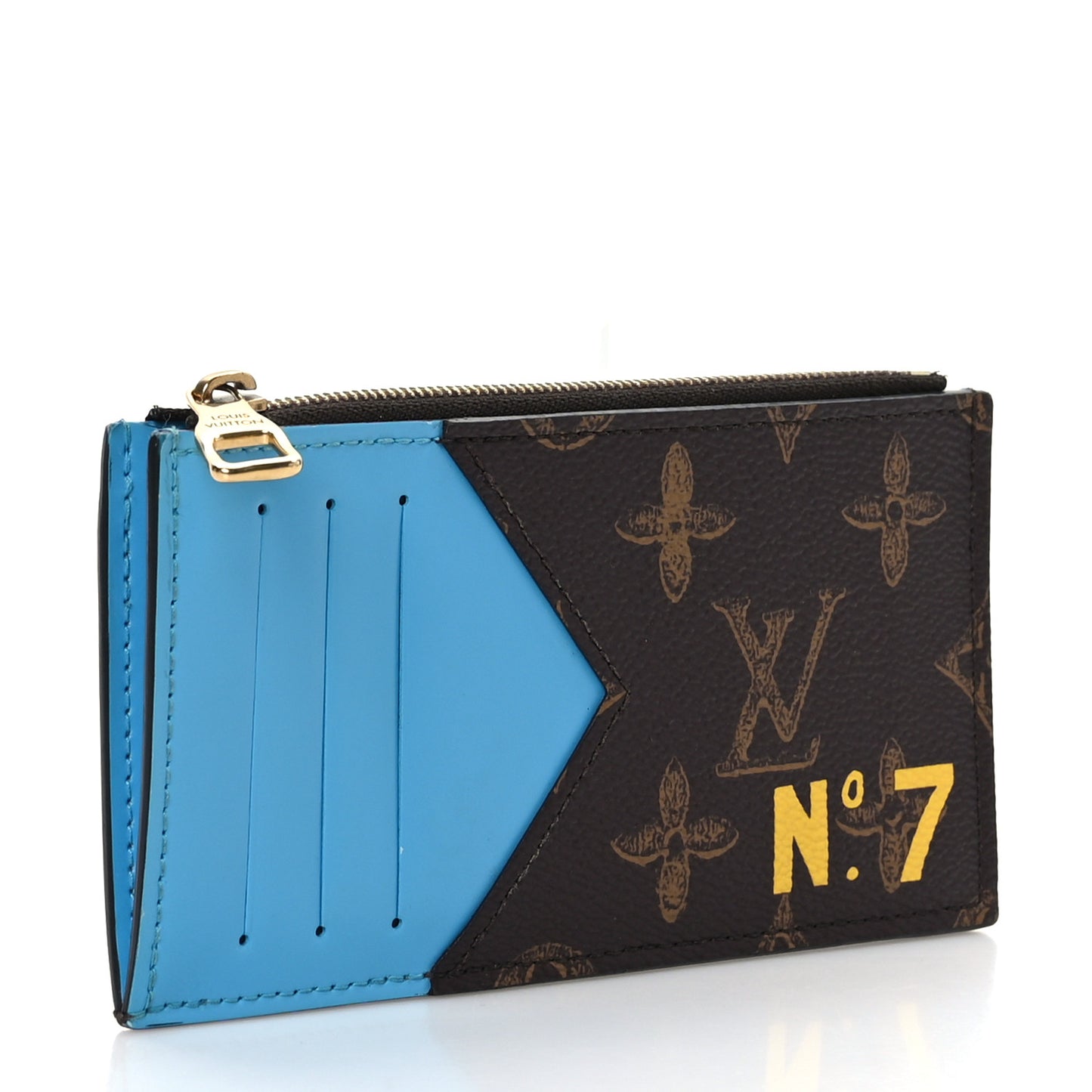 Monogram Vintage Calfskin Trunk L'œil Coin Card Holder
