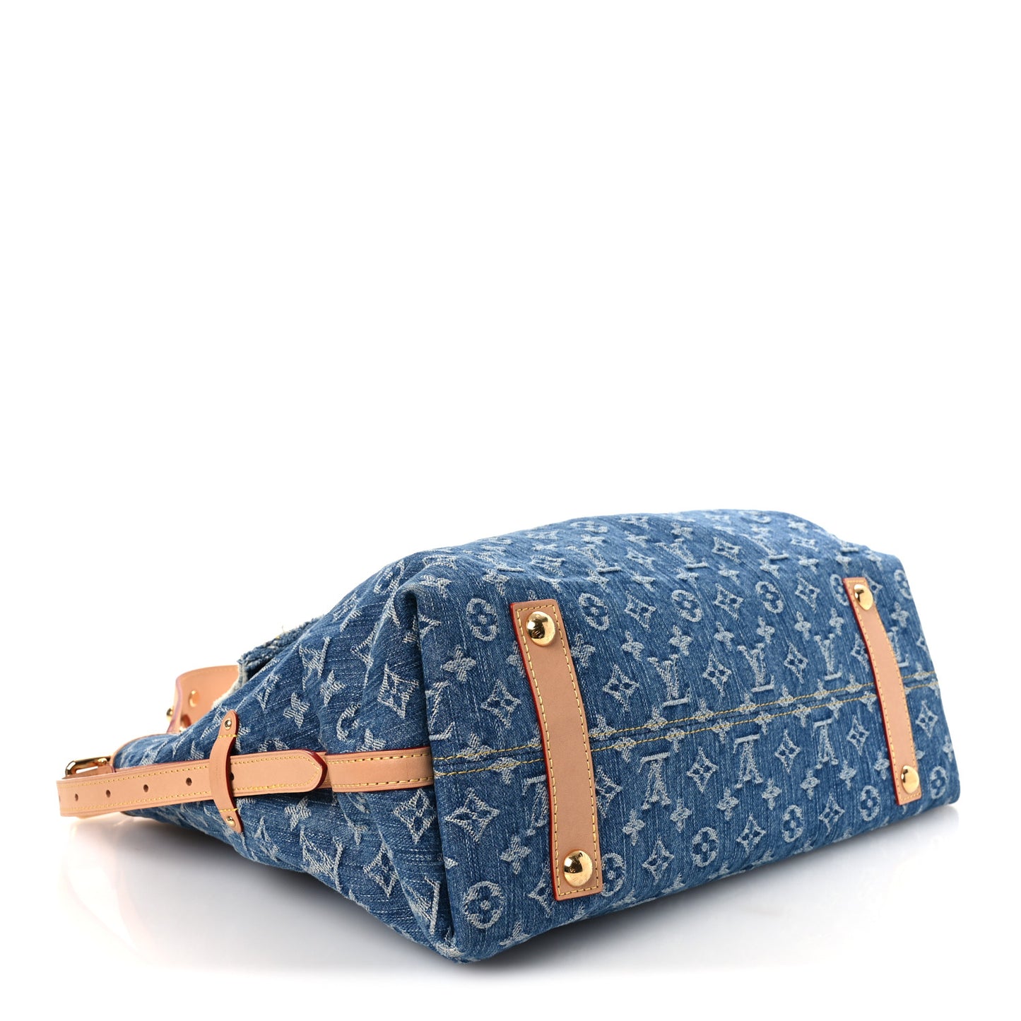 Monogram Denim CarryAll MM Blue