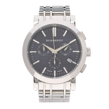 Burberry Stainless Steel 40mm Heritage Chronograph Quartz Watch Black BU1360 1 of 5