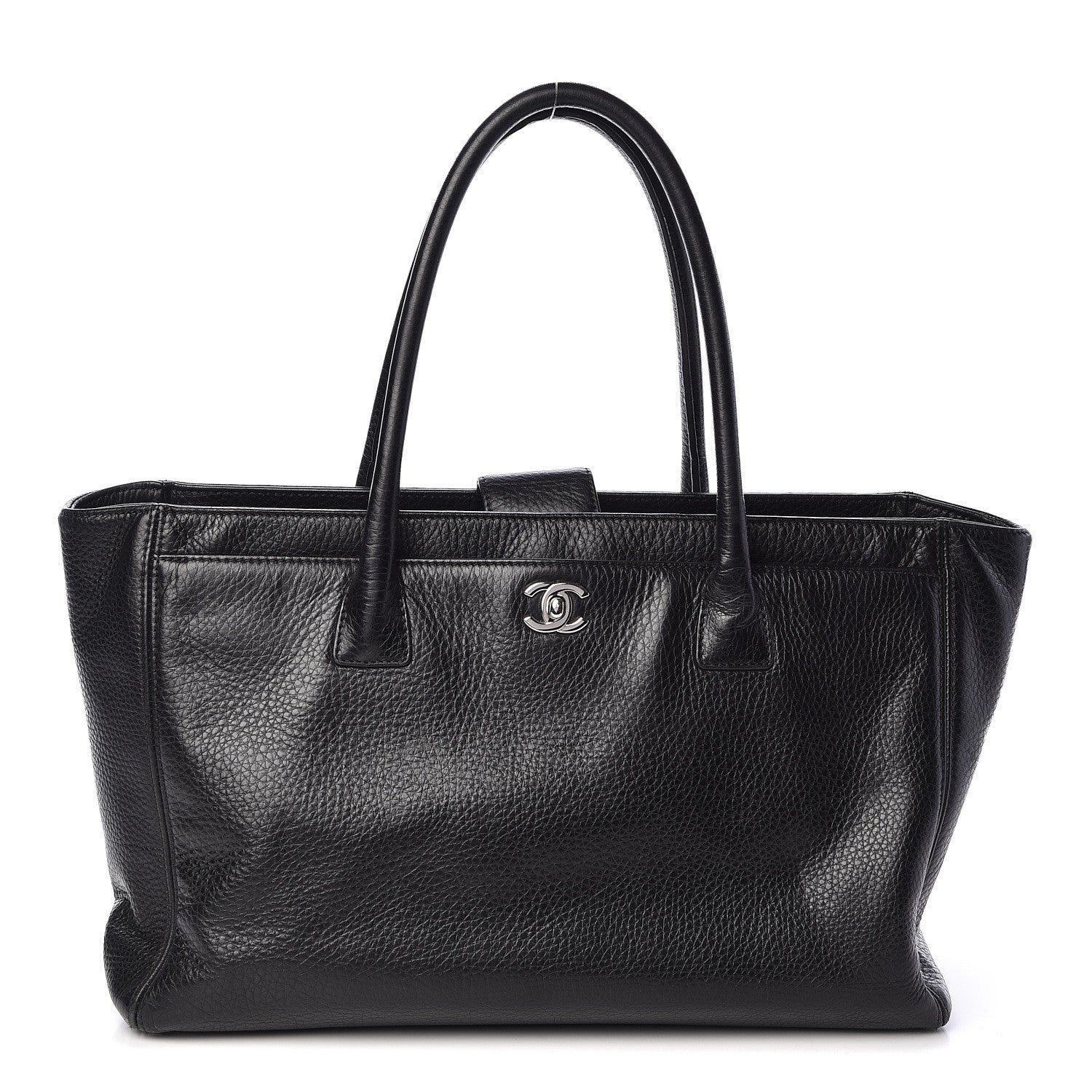 Chanel Deerskin Cerf Executive Shopper Tote Black 1 of 10