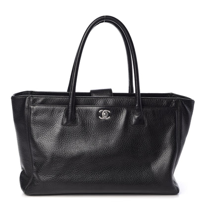 Chanel Deerskin Cerf Executive Shopper Tote Black 1 of 10